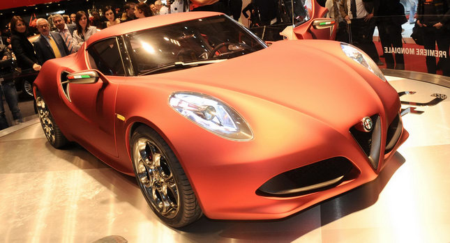  Alfa Romeo 4C Concept: Video and Live Shots from the Geneva Motor Show