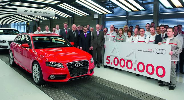  Five-Millionth Audi A4 Rolls off the Production Line in Inglostant