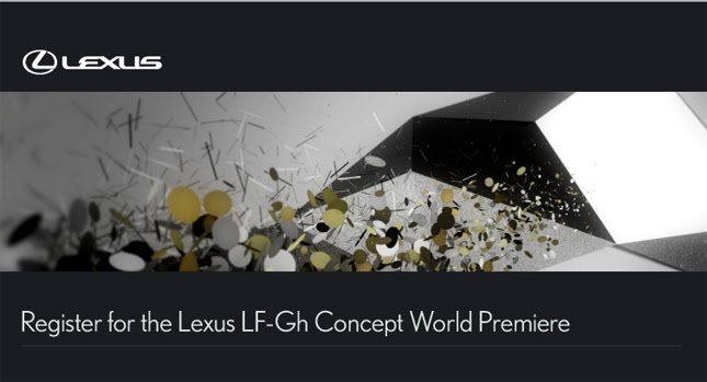  Lexus to Unveil New LF-Gh Concept Study at 2011 NY Auto Show