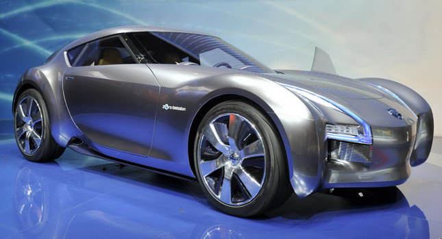  Nissan Esflow Sports Coupe Concept is the Love Child of a Leaf and a 370Z