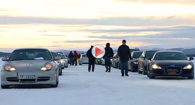  VIDEO: Norwegian Ice Racing Puts Four to the Fjord