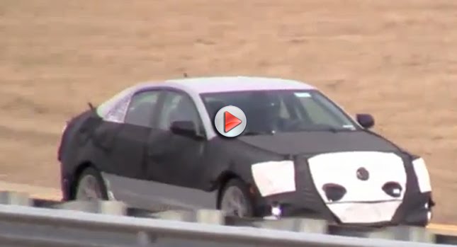  VIDEO: 2014 Cadillac ATS Compact RWD Sports Sedan Spied Out Testing