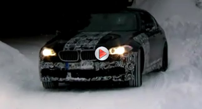  VIDEO: 2012 BMW M5 Prototype Put Through its Paces