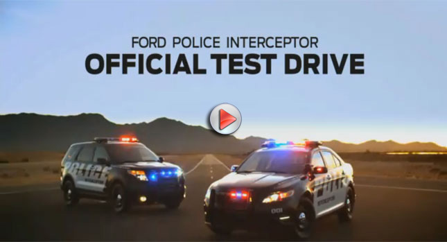  Ford Releases Videos of Its New Police Interceptors Taking on the Competition