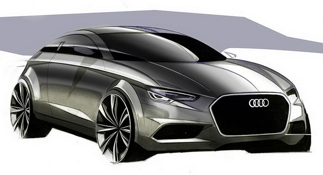  Future Audi A3 Hatch and Sedan Previewed in Official Sketches