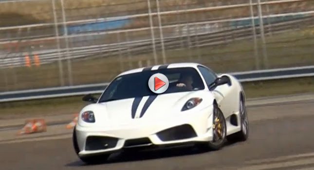  VIDEO: Ferrari F430 Scuderia Cone Drifting on the Wet