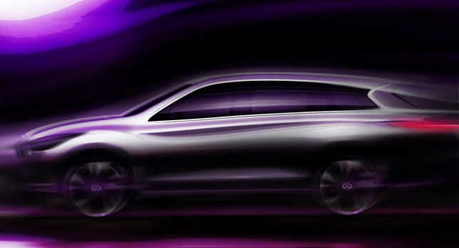  Infiniti Teases New JX 7-Seater Premium Crossover, will go on Sale in 2012