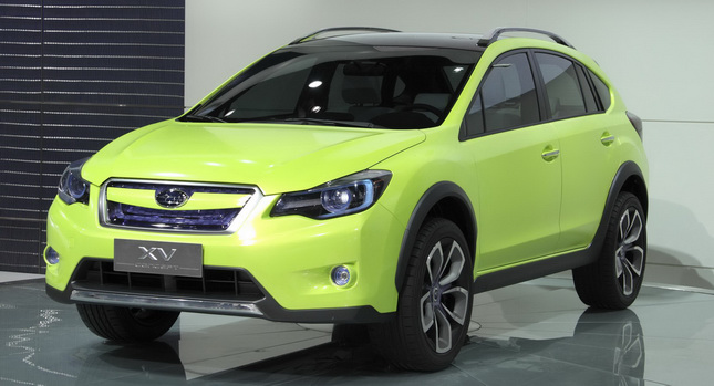  Subaru XV Concept is a High-Riding Impreza Crossover