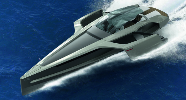  Audi Design Student Creates the Trimaran Hybrid Yacht