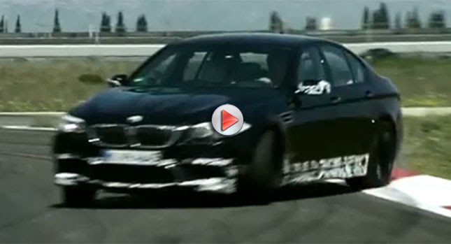  New Video Footage of 2012 BMW M5 Testing in the South of France