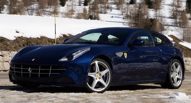  New Ferrari FF Photographed in the Dolomites