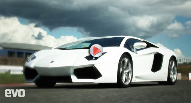  EVO Takes Lamborghini Aventador LP700-4 for a Spin Around the Track