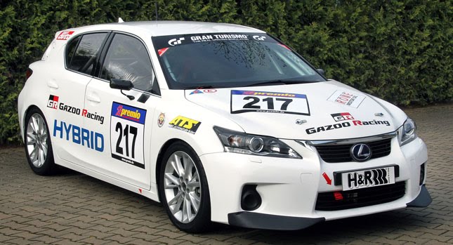  Lexus CT200h Race Car to Debut at the Nurburgring