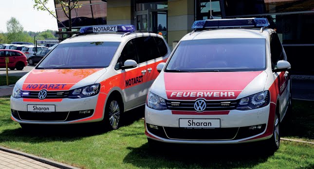  VW Premieres Sharan and Passat Variant Emergency Vehicles at the 2011 RETTmobil