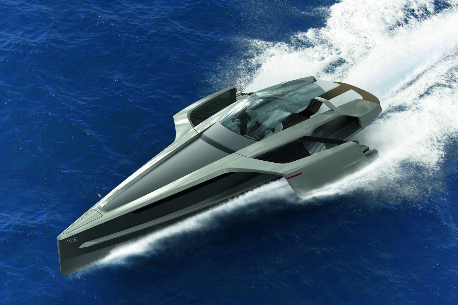 Audi Design Student Creates the Trimaran Hybrid Yacht | Carscoops