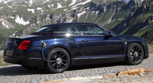  2012 Bentley Continental GTC Speed Scooped in the Alps