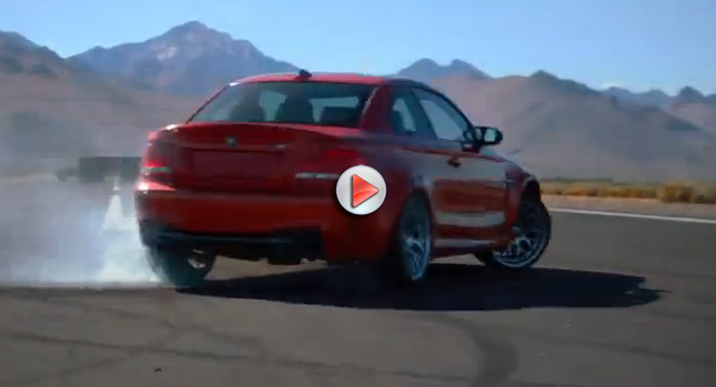  The BMW 1 Series M Coupé Drifts Through Walls in new Canadian Ad