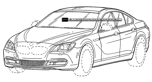  Official Patent Designs of BMW’s New Four-Door Sports Coupe