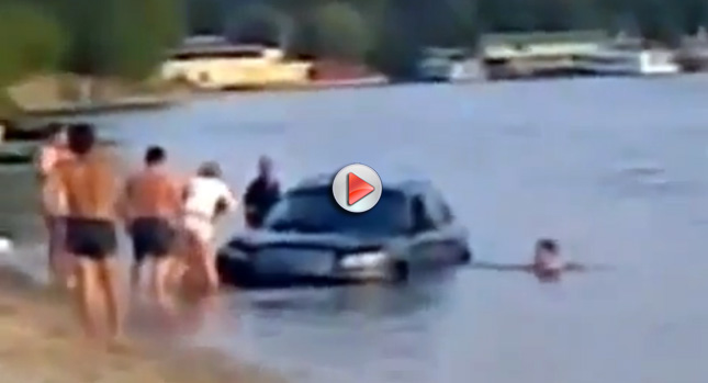  VIDEO: That’s the Spirit…Drunk Russians Sink Infiniti FX35