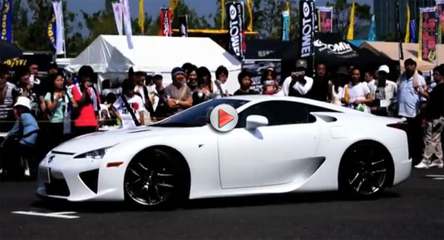  VIDEO: Lexus LFA Wows the Crowds at Tokyo Drift Event