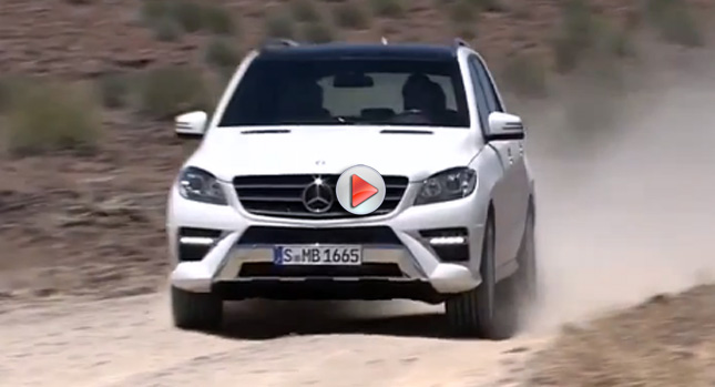  Mercedes-Benz Shows Off its New 2012 ML-Class SUV on Film