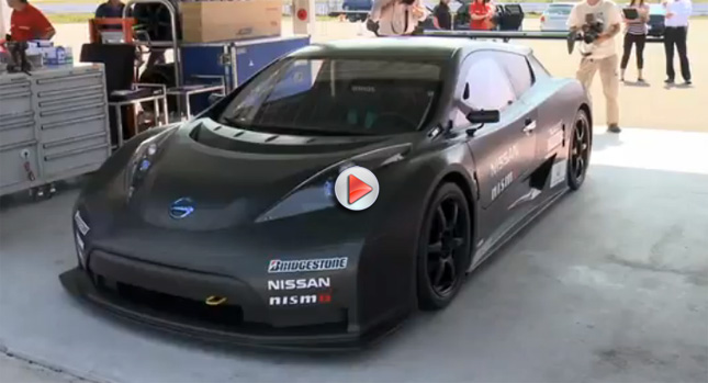  Shhh….Nissan’s Radical Leaf Nismo RC Coupe Racecar Filmed on the Track