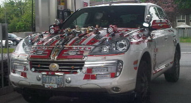  Decorative Overkill on a Porsche Cayenne SUV