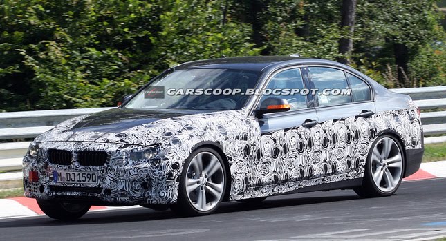  SPIED: 2012 BMW 3-Series Sedan Starts Taking Shape