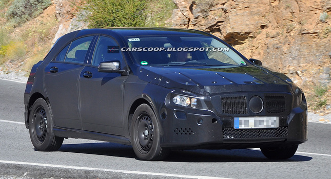  SPIED: Armored-up 2012 Mercedes A-Class Completing Final Tests Before it Takes on the BMW 1-Series