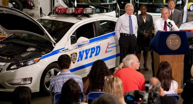  NYPD Goes Green with 50 Chevrolet Volt Patrol Cars