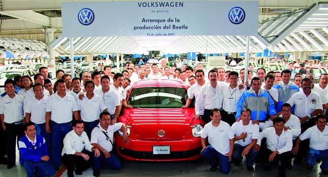  VW Begins Series Production of 2012 Beetle in Mexico