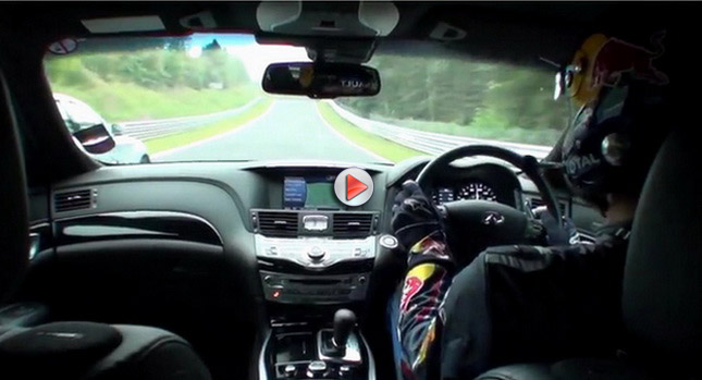  Video: Red Bull Drivers Take Production Infinitis for a Spin at the Nordschleife