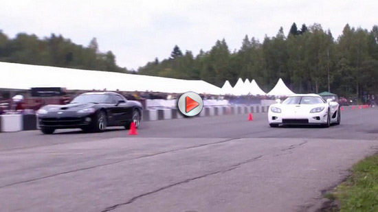  Battle of the Beasts: Tuned Dodge Viper ACR vs Koenigsegg CCXR