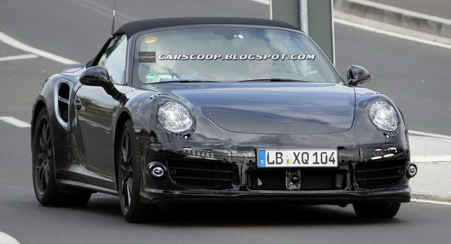  SPIED: Porsche Continues Work on All-New 911 Turbo S Convertible