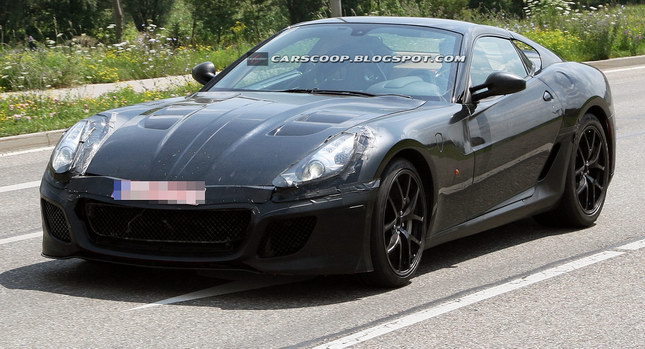  SPIED: Ferrari Continues Work on 599's Replacement