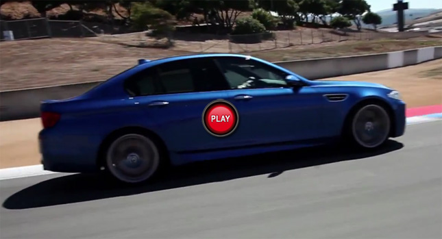  New BMW M5 Filmed on Track at Laguna