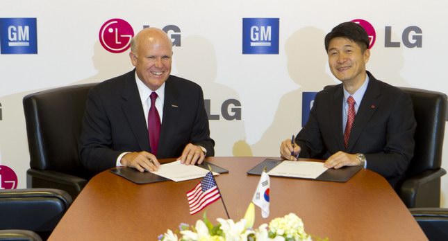  GM and LG to Jointly Design New Electric Vehicles