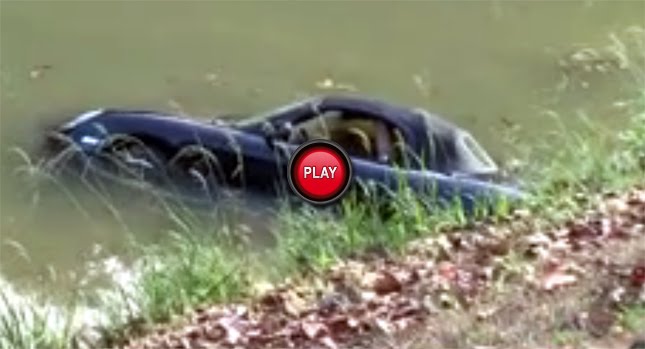  Man Sinks Porsche Boxster into a Lake [with Video]