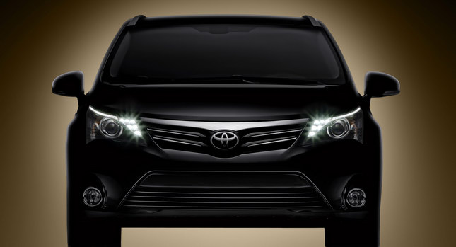  Toyota Officially Previews 2012 Avensis Facelift Prior to the Frankfurt Show