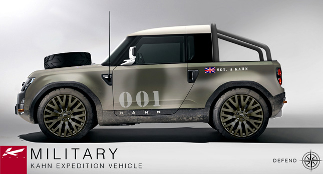  Project Kahn Recreates Land Rover's Frankfurt-Bound Defender DC100 Concept