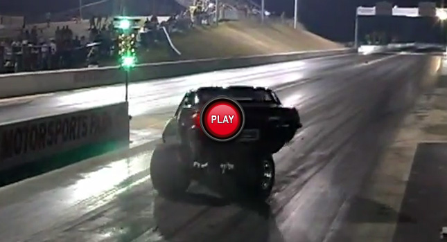  Video: Chevy Camaro Dragster's Rear Axle Snaps at Lift-Off