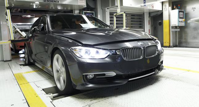  BMW Begins Regular Production of new 2012 3-Series Sedan