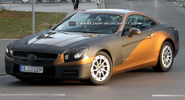  SPY SHOTS: 2013 Mercedes-Benz SL Roadster Loses the Heavy Cladding