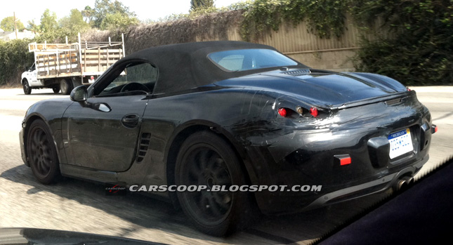  U SPY: New 2013 Porsche Boxster Spotted Cruising in Los Angeles