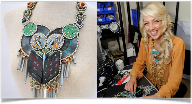  Woman Designs a Unique Necklace Piece out of…Ford Focus Parts