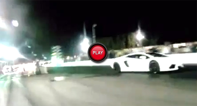  Tuned Nissan GT-R Embarrasses Lamborghini Aventador LP 700-4 on the Drag Strip