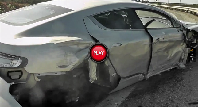 Watch An Aston Martin Rapide Crash Filmed From The Inside