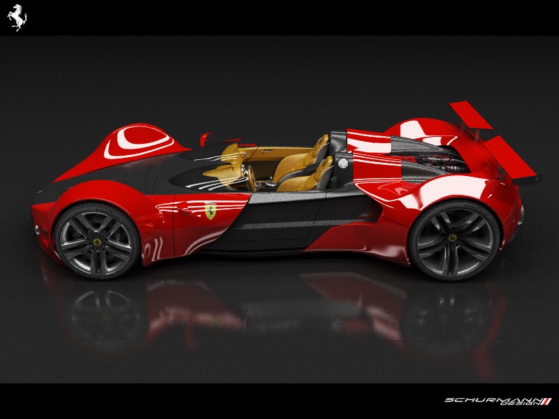 Ferrari Celeritas Barchetta Concept is One Helluva Sports Machine