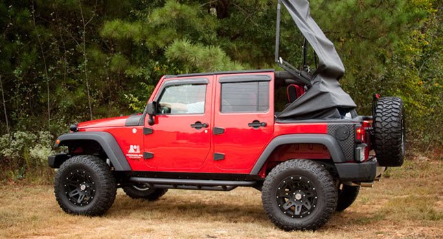 Aftermarket Firms Develop Power Operated Soft Top for Jeep Wrangler |  Carscoops