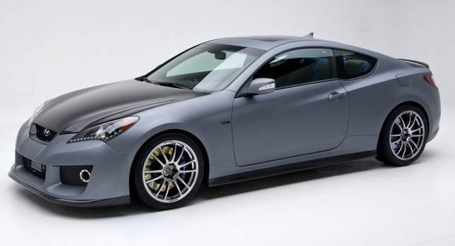  2011 SEMA: Hyundai Showcases 450HP Genesis Coupe Hurricane SC [Video]